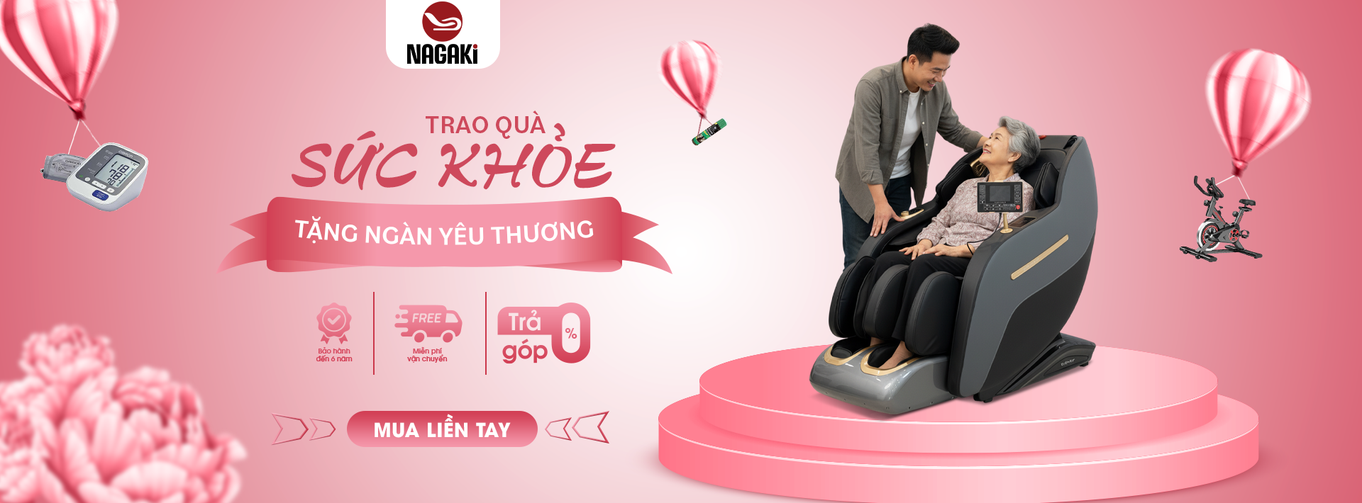 ghế massage NAGAKI